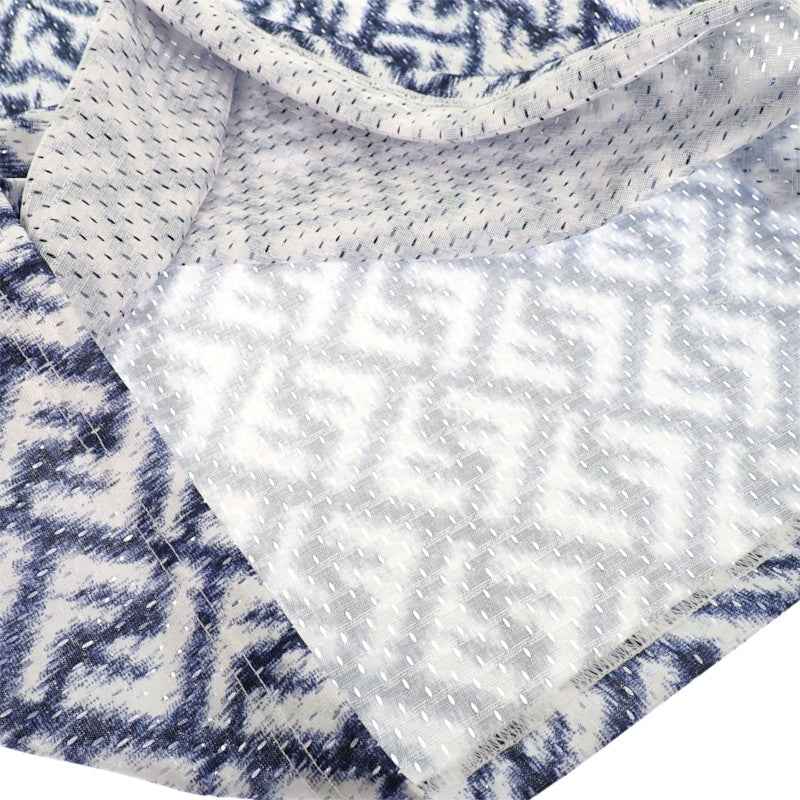 フェンディ FENDI テクニカルメッシュ S FAF682AN66F1KRN 半袖Tシャツ ポリエステル ブルー メンズ【中古】【Aランク】