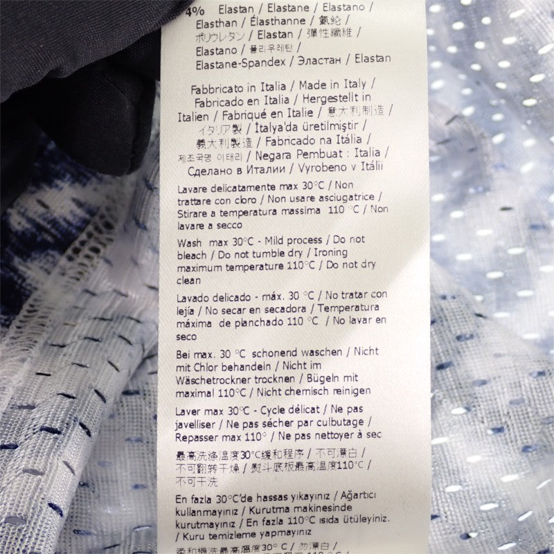 フェンディ FENDI テクニカルメッシュ S FAF682AN66F1KRN 半袖Tシャツ ポリエステル ブルー メンズ【中古】【Aランク】