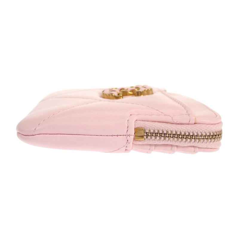 シャネル CHANEL 19 ジップコインパース ディズヌフ AP2086 コインケース ラムスキン ピンク ゴールド金具 レディース【中古】【ABランク】