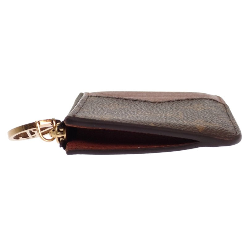 ルイヴィトン LOUIS VUITTON ポルト カルト・ロミー M81880 カードケース モノグラムリバース ブラウン アルマニャック ゴールド金具 メンズ レディース【中古】【ABランク】