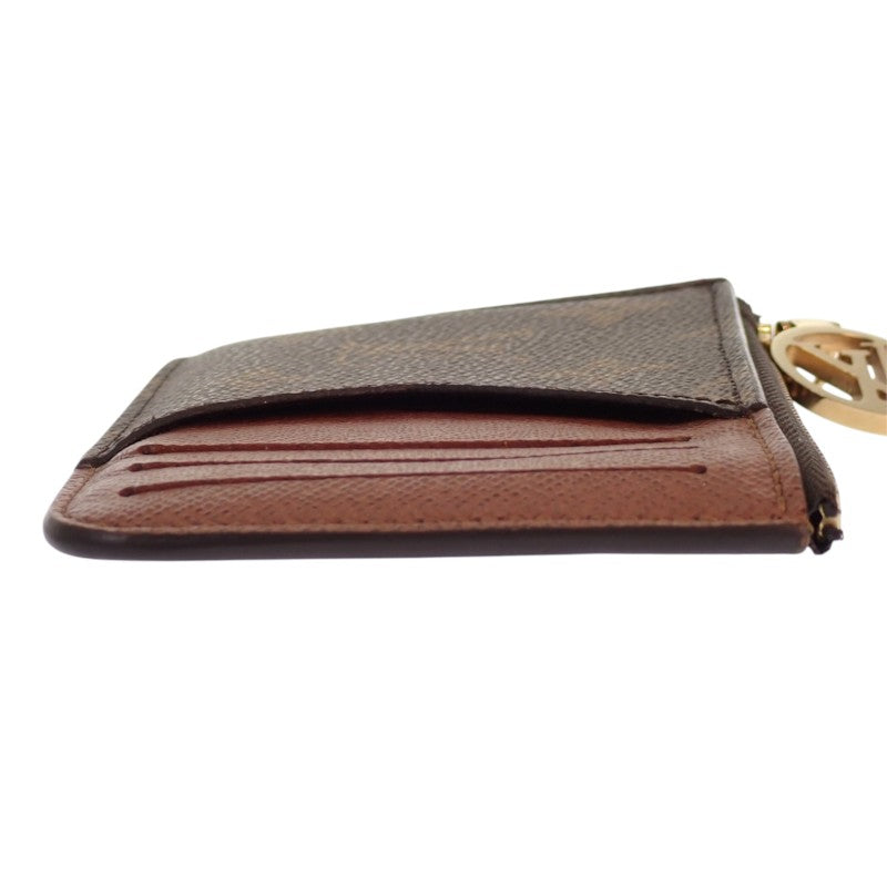 ルイヴィトン LOUIS VUITTON ポルト カルト・ロミー M81880 カードケース モノグラムリバース ブラウン アルマニャック ゴールド金具 メンズ レディース【中古】【ABランク】