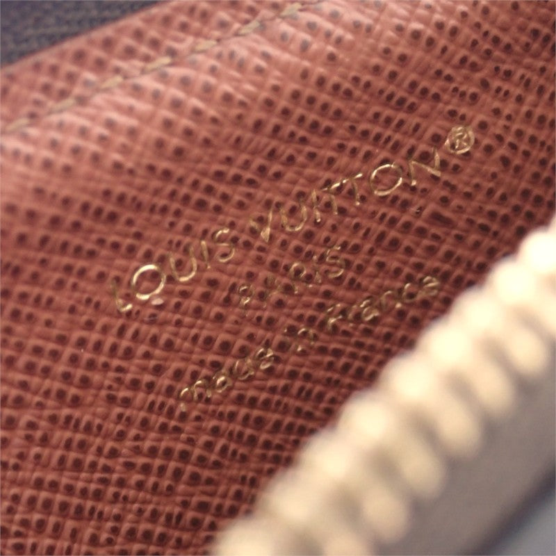 ルイヴィトン LOUIS VUITTON ポルト カルト・ロミー M81880 カードケース モノグラムリバース ブラウン アルマニャック ゴールド金具 メンズ レディース【中古】【ABランク】