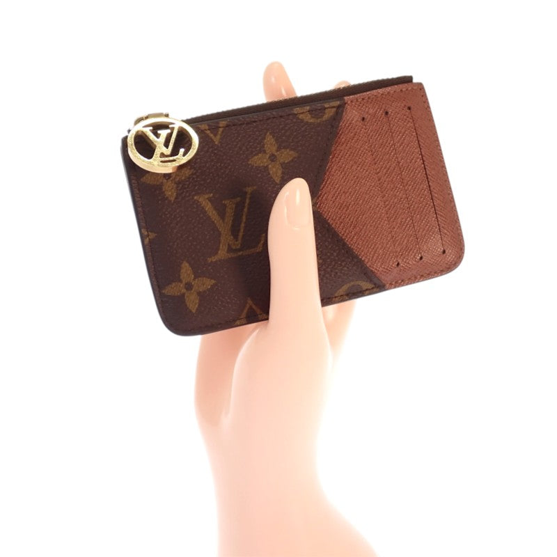 ルイヴィトン LOUIS VUITTON ポルト カルト・ロミー M81880 カードケース モノグラムリバース ブラウン アルマニャック ゴールド金具 メンズ レディース【中古】【ABランク】