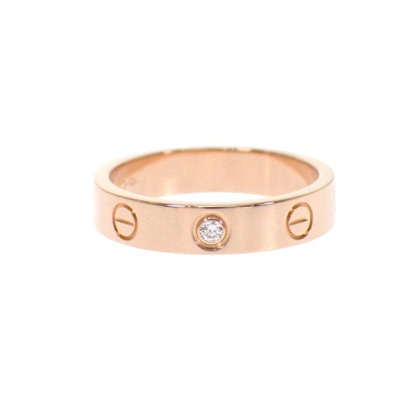 カルティエ CARTIER ラブリング スモール 11号 B4050700 リング K18ピンクゴールド ダイヤモンド レディース【中古】【Aランク】