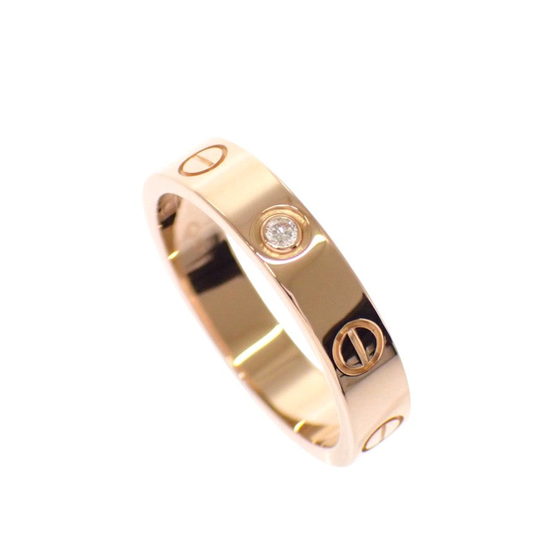 カルティエ CARTIER ラブリング スモール 11号 B4050700 リング K18ピンクゴールド ダイヤモンド レディース【中古】【Aランク】