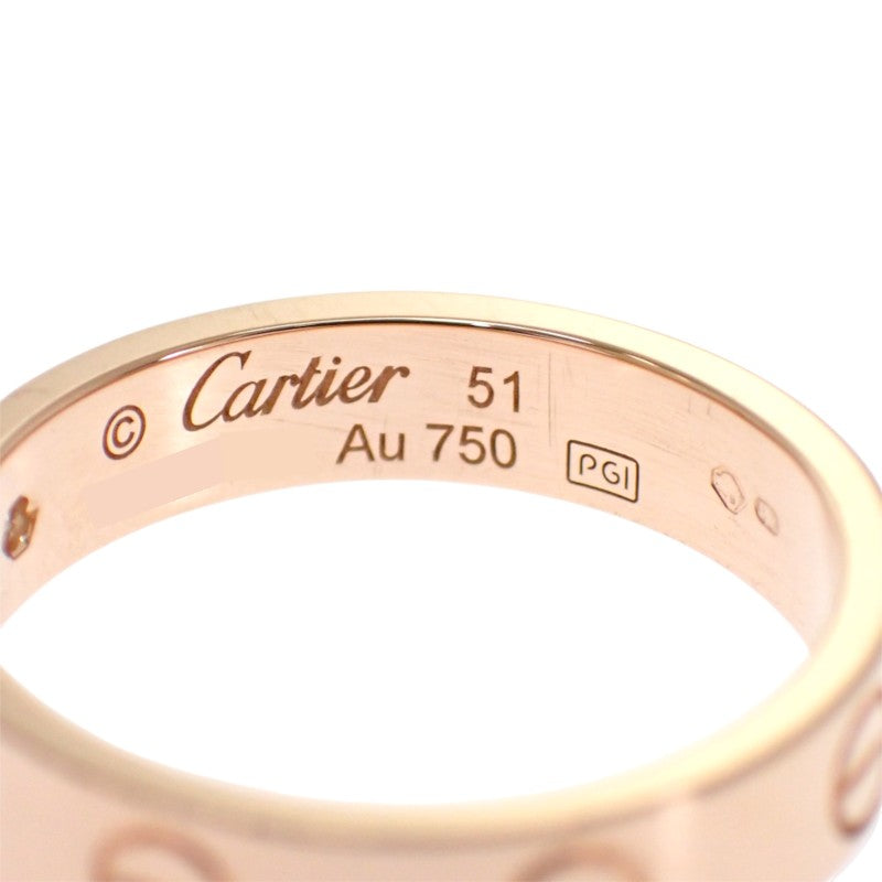 カルティエ CARTIER ラブリング スモール 11号 B4050700 リング K18ピンクゴールド ダイヤモンド レディース【中古】【Aランク】