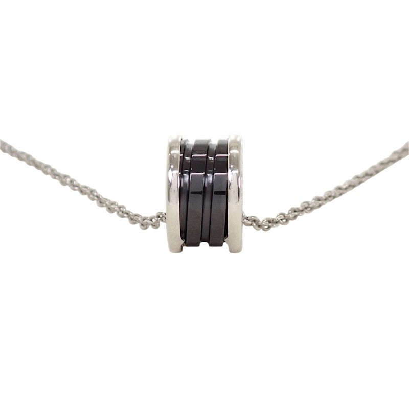 ブルガリ BVLGARI セーブ・ザ・チルドレン 349634 ネックレス シルバー925 セラミック ブラック レディース メンズ【中古】【Aランク】