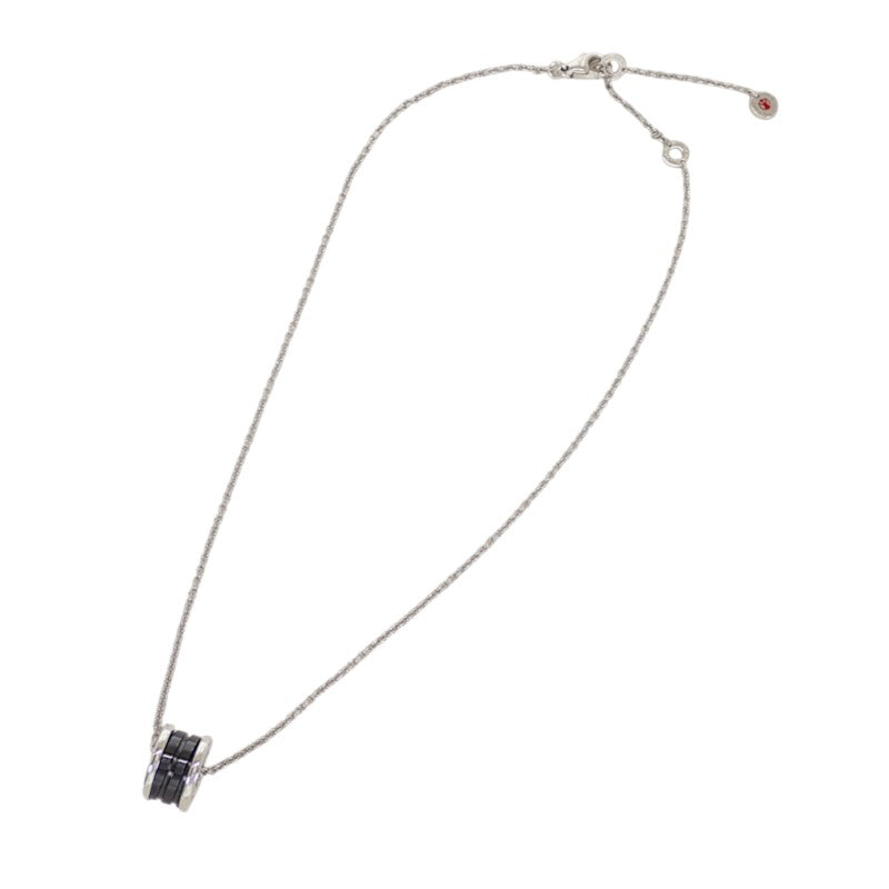 ブルガリ BVLGARI セーブ・ザ・チルドレン 349634 ネックレス シルバー925 セラミック ブラック レディース メンズ【中古】【Aランク】