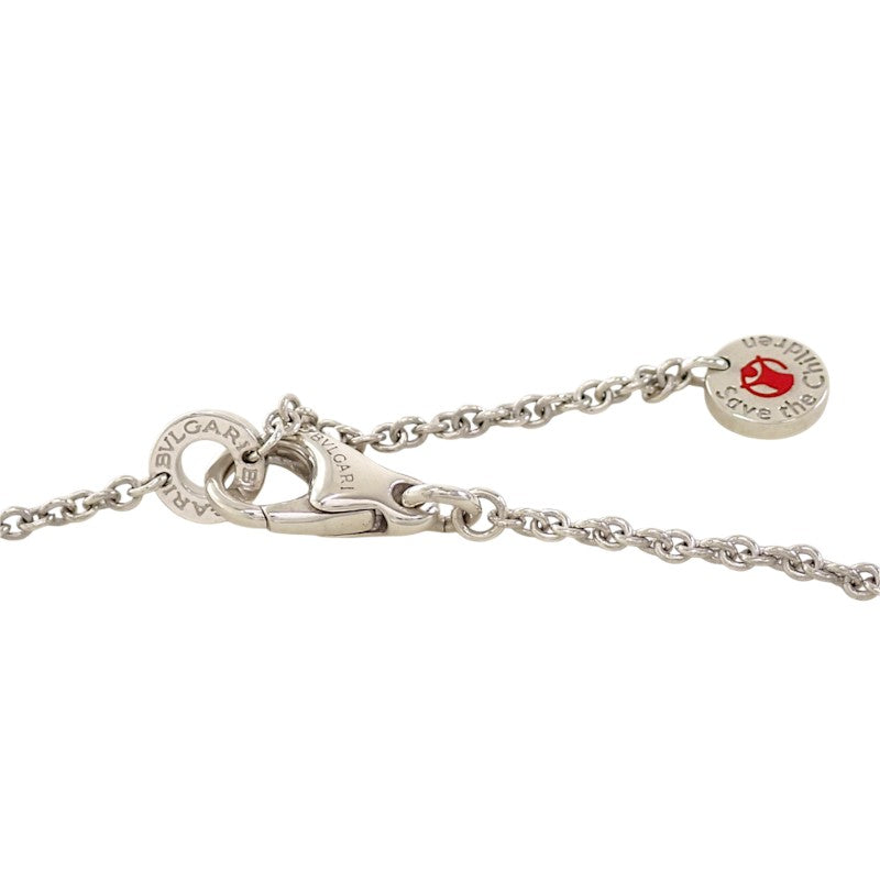 ブルガリ BVLGARI セーブ・ザ・チルドレン 349634 ネックレス シルバー925 セラミック ブラック レディース メンズ【中古】【Aランク】