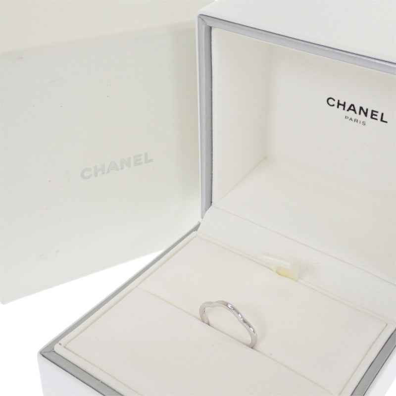 シャネル CHANEL カメリアコレクション 1PD 10号 J3219 リング K18ホワイトゴールド ダイヤモンド レディース【中古】【Aランク】