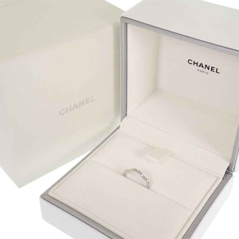 シャネル CHANEL カメリアコレクション 1PD 4号 J3219 リング K18ホワイトゴールド ダイヤモンド 47 レディース【中古】【Aランク】