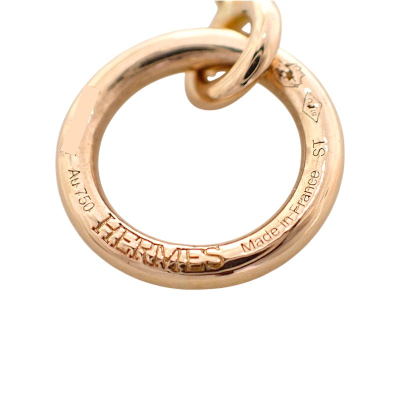 エルメス HERMES ファランドール ST H221413B 00ST ブレスレット K18ピンクゴールド ゴールド ダイヤモンド レディース【中古】【Aランク】