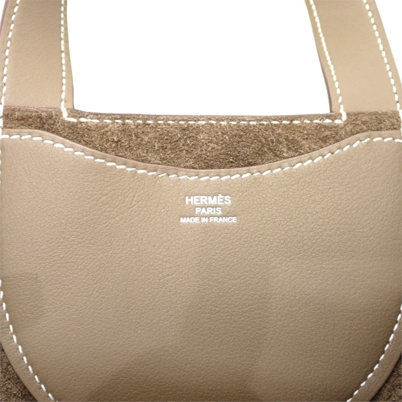 エルメス HERMES インザループ 18 G刻印 ハンドバッグ トリヨンクレマンス ヴォースイフト エトゥープ レディース【中古】【SAランク】