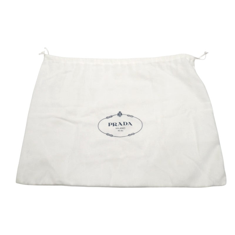 プラダ PRADA スモールレザートート 1BG390 ハンドバッグ レザー ヴィッテロダイノ ブラック ゴールド金具 レディース【中古】【ABランク】