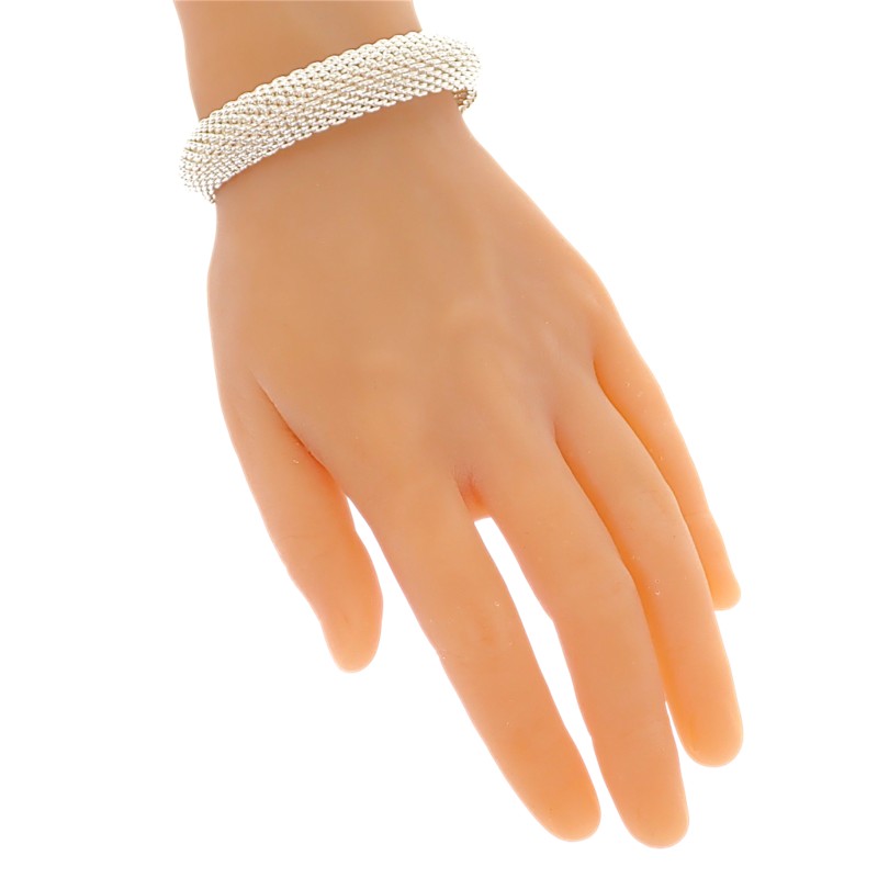 ティファニー TIFFANY&Co. サマセット ブレスレット バングル シルバー925 メンズ レディース【中古】【Aランク】