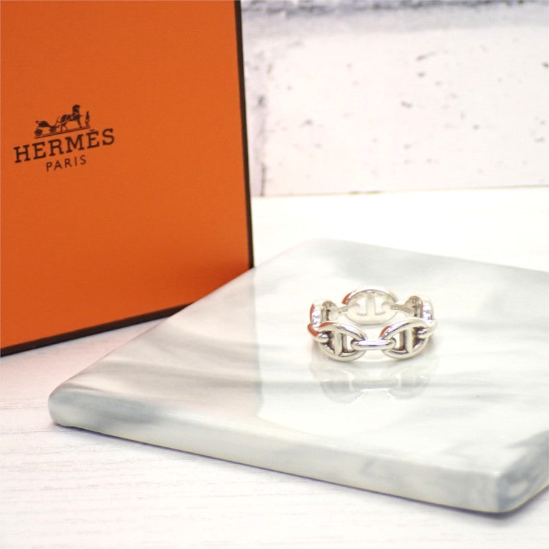 エルメス HERMES アンシェネPM シェーヌダンクル 15号 H109507B リング シルバー925 レディース【中古】【Aランク】