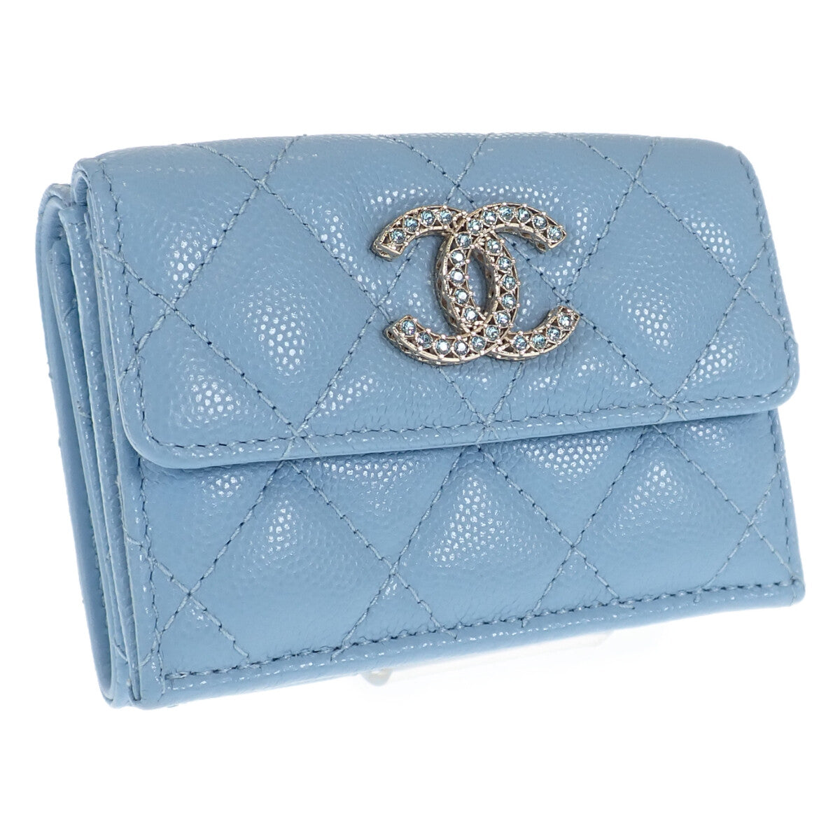 シャネル CHANEL ココマーク スモールフラップウォレット AP3397 三 