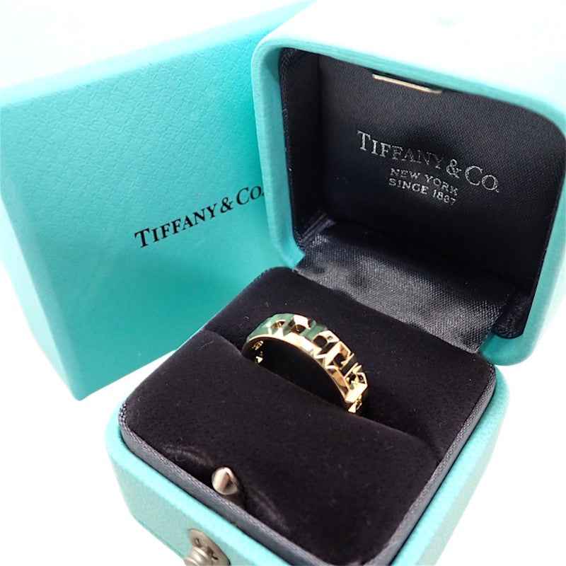 ティファニー TIFFANY&Co. T トゥルーワイド 10号 62508752 リング K18イエローゴールド レディース【中古】【Aランク】
