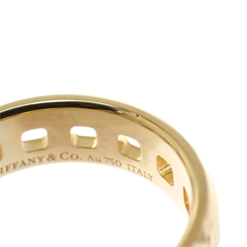 ティファニー TIFFANY&Co. T トゥルーワイド 10号 62508752 リング K18イエローゴールド レディース【中古】【Aランク】