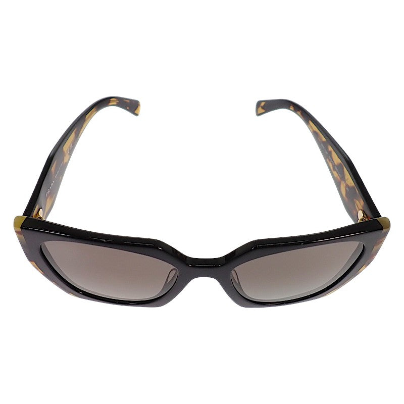 プラダ PRADA ウェリントン SPR15W サングラス プラスチック ブラウン グレー レディース【中古】【Aランク】