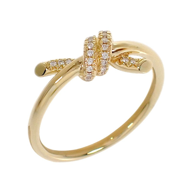 ティファニー TIFFANY&Co. ノット 11号 69346855 リング K18イエローゴールド ダイヤモンド レディース【中古】【Aランク】