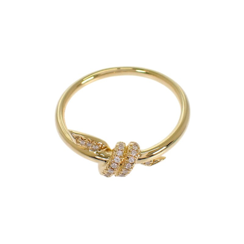 ティファニー TIFFANY&Co. ノット 11号 69346855 リング K18イエローゴールド ダイヤモンド レディース【中古】【Aランク】