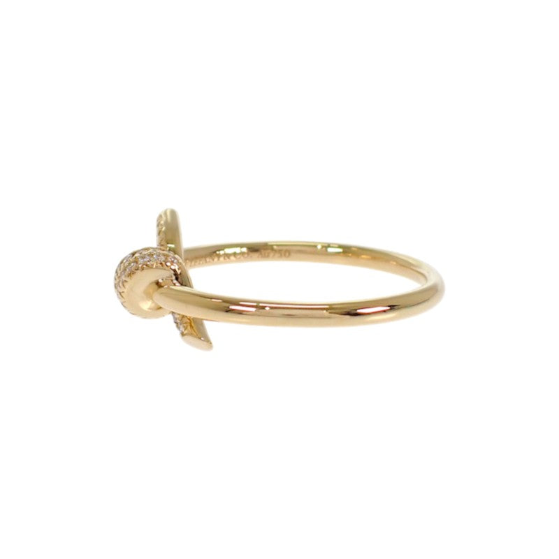 ティファニー TIFFANY&Co. ノット 11号 69346855 リング K18イエローゴールド ダイヤモンド レディース【中古】【Aランク】