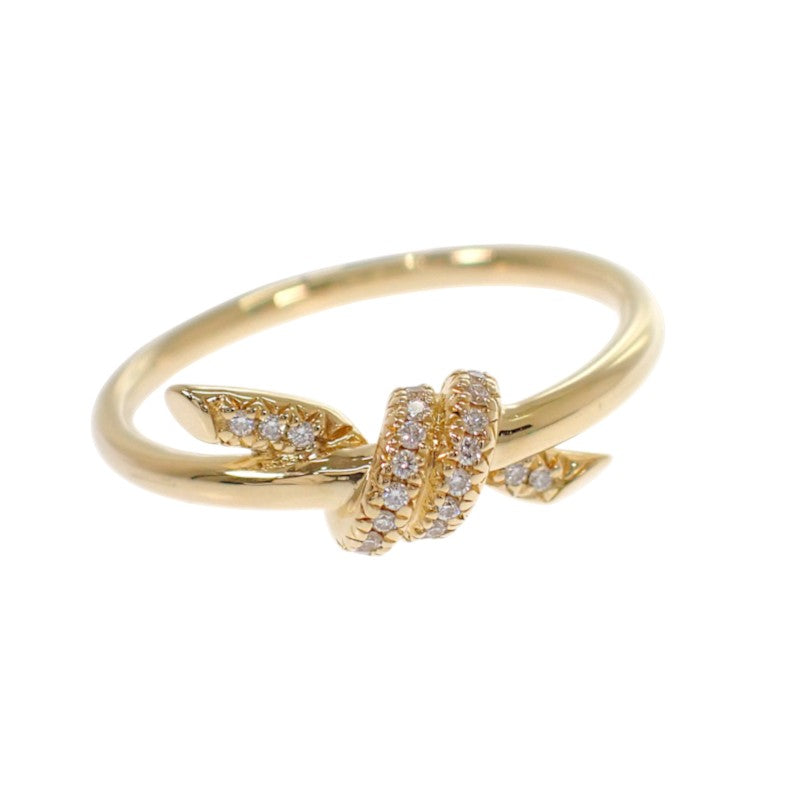 ティファニー TIFFANY&Co. ノット 11号 69346855 リング K18イエローゴールド ダイヤモンド レディース【中古】【Aランク】