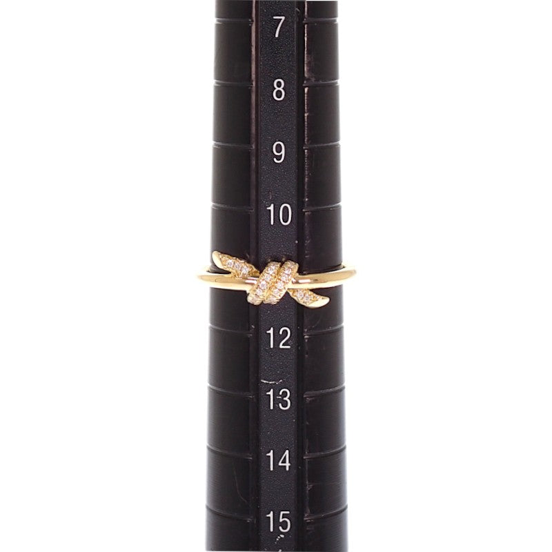 ティファニー TIFFANY&Co. ノット 11号 69346855 リング K18イエローゴールド ダイヤモンド レディース【中古】【Aランク】
