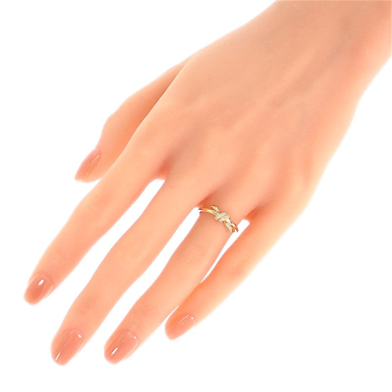 ティファニー TIFFANY&Co. ノット 11号 69346855 リング K18イエローゴールド ダイヤモンド レディース【中古】【Aランク】