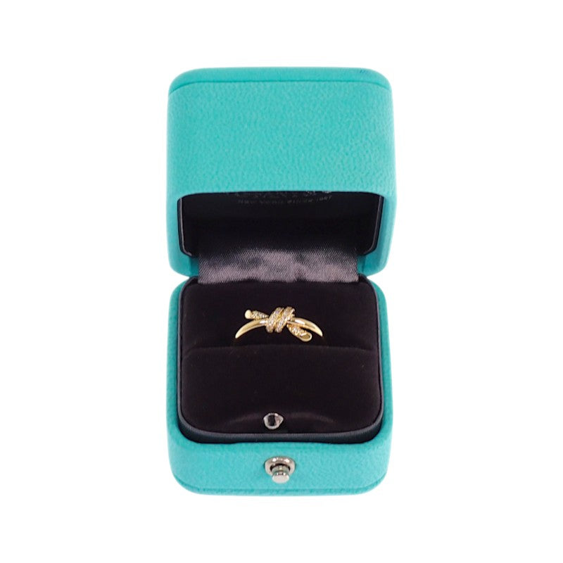 ティファニー TIFFANY&Co. ノット 11号 69346855 リング K18イエローゴールド ダイヤモンド レディース【中古】【Aランク】