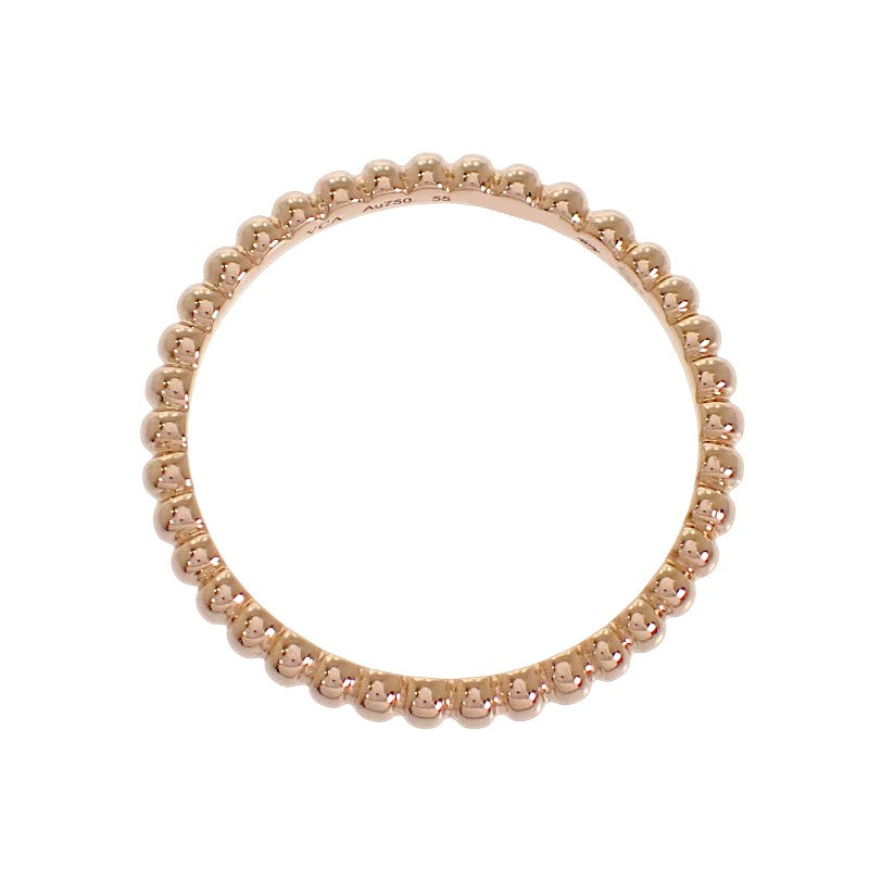 ヴァンクリーフ&アーペル Van Cleef & Arpels ペルレ ゴールドパール スモール 14.5号 VCARN33055 リング K18ピンクゴールド #55 レディース メンズ【中古】【Aランク】