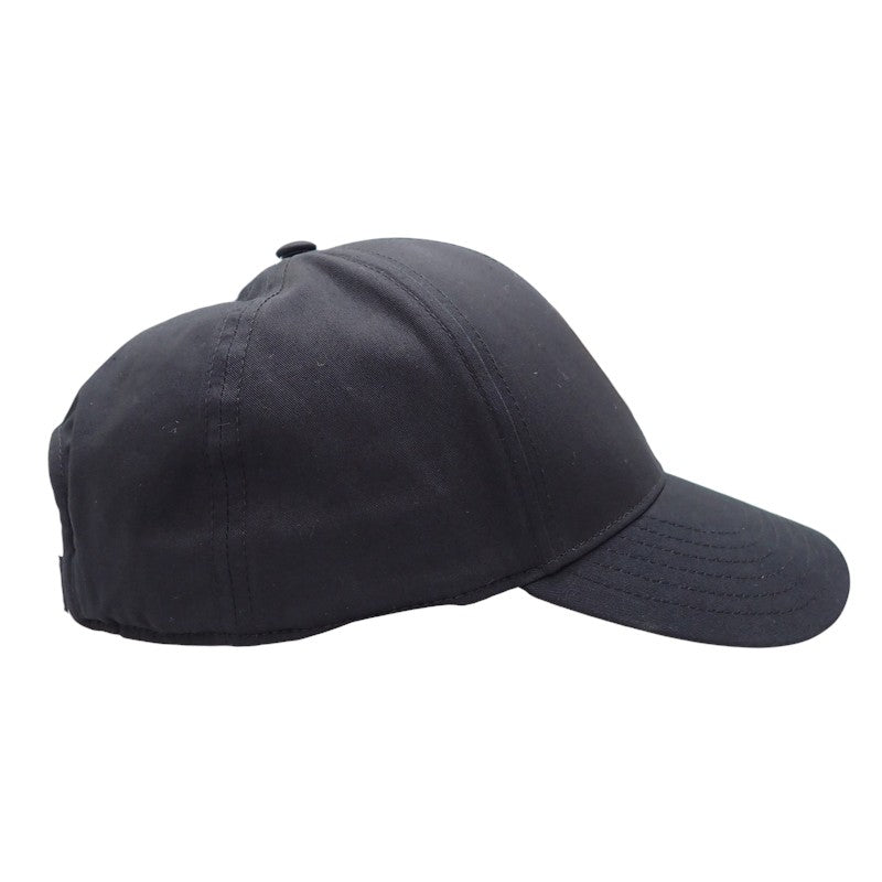 セリーヌ CELINE ベースボール M 2AUY8969P キャップ コットン ブラック メンズ【中古】【ABランク】