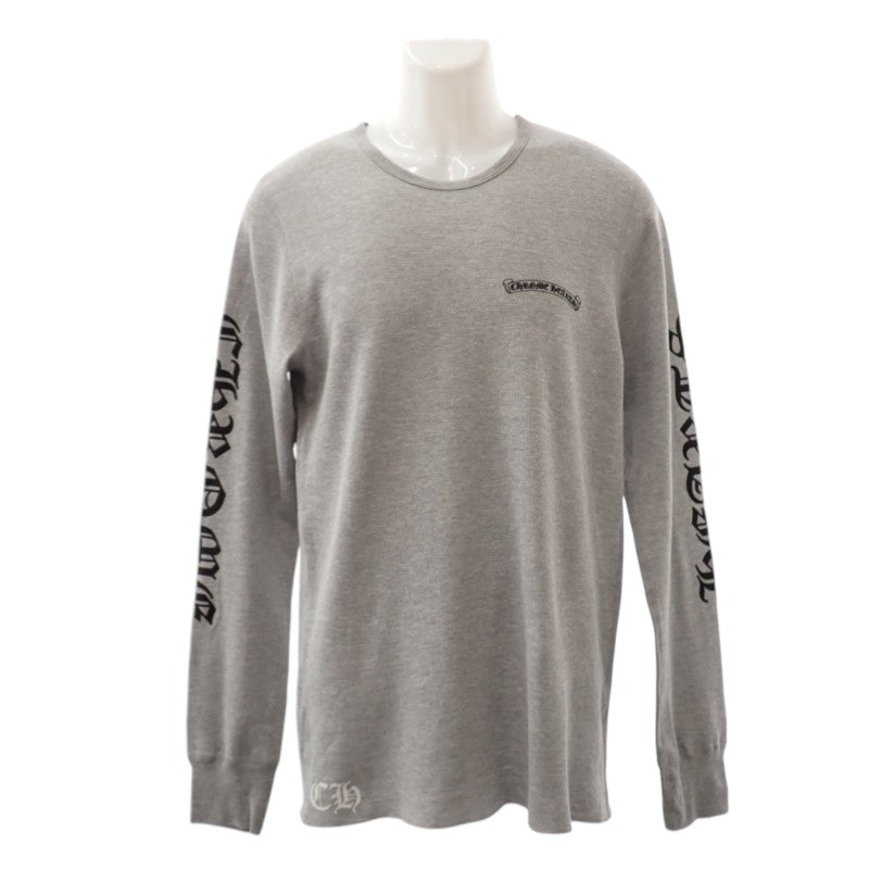 クロムハーツ CHROME HEARTS サーマルロングスリーブシャツ XL 408207011******784 長袖シャツ コットン ポリエステル グレー メンズ【中古】【Aランク】