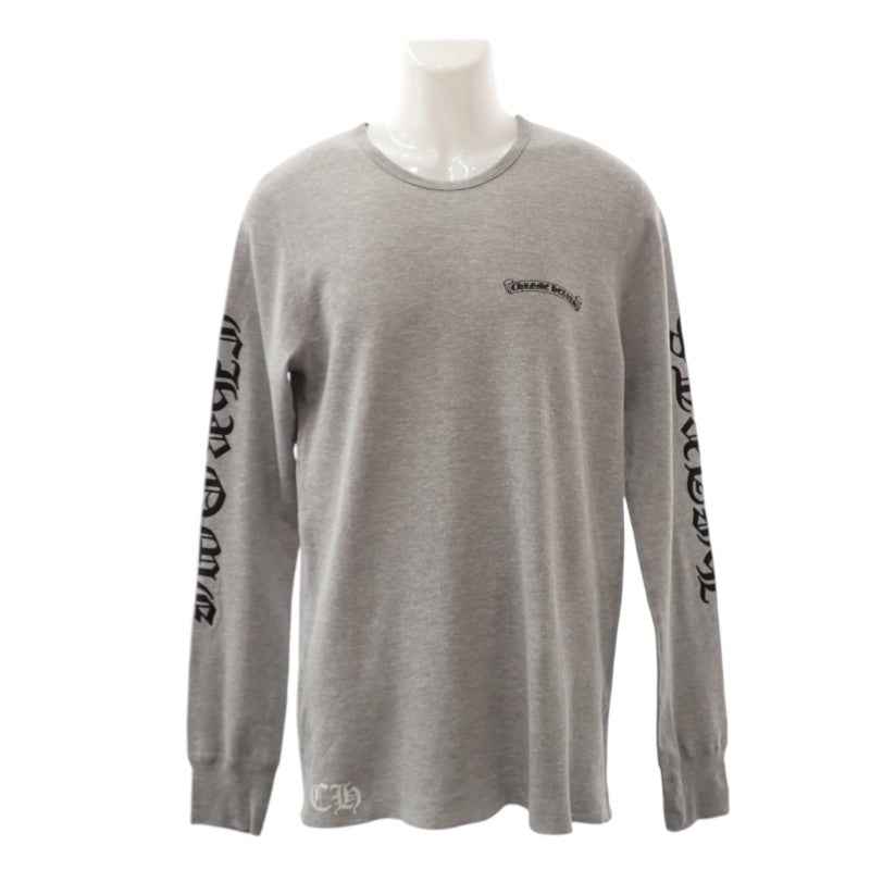 クロムハーツ CHROME HEARTS サーマルロングスリーブシャツ XL 408207011******784 長袖シャツ コットン ポリエステル グレー メンズ【中古】【Aランク】
