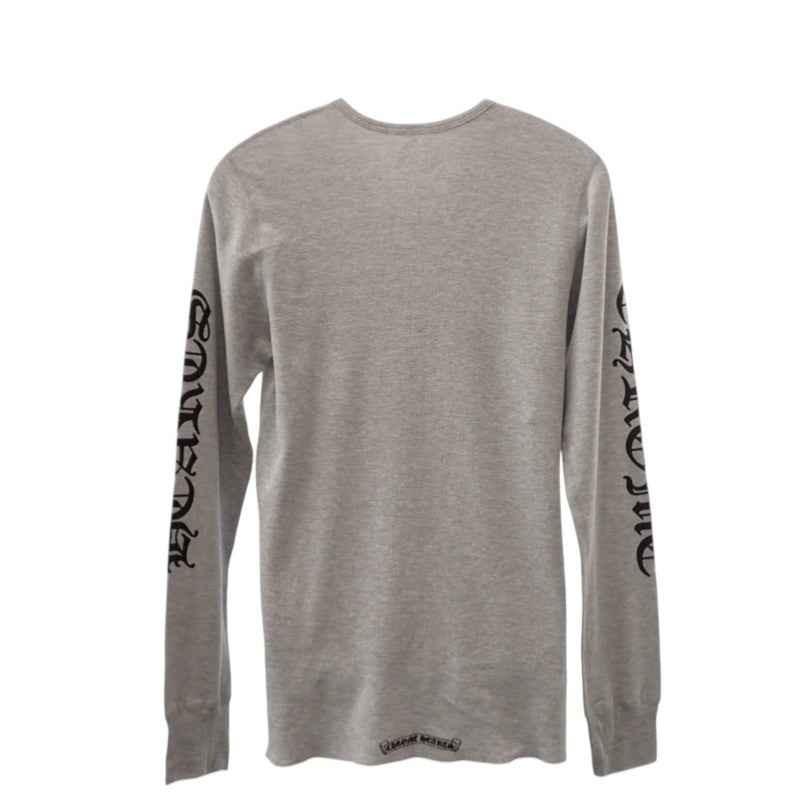 クロムハーツ CHROME HEARTS サーマルロングスリーブシャツ XL 408207011******784 長袖シャツ コットン ポリエステル グレー メンズ【中古】【Aランク】