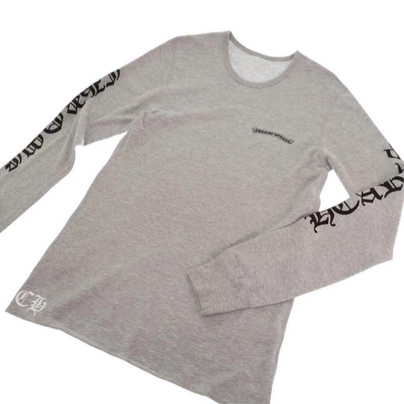 クロムハーツ CHROME HEARTS サーマルロングスリーブシャツ XL 408207011******784 長袖シャツ コットン ポリエステル グレー メンズ【中古】【Aランク】