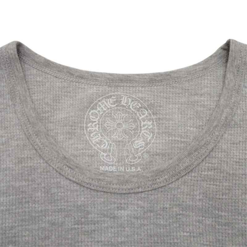 クロムハーツ CHROME HEARTS サーマルロングスリーブシャツ XL 408207011******784 長袖シャツ コットン ポリエステル グレー メンズ【中古】【Aランク】