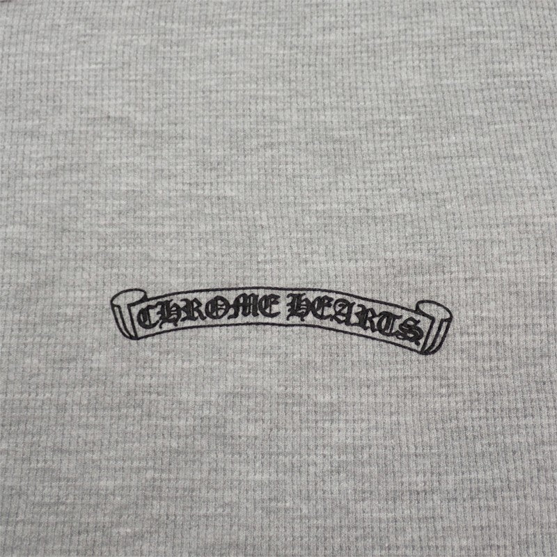 クロムハーツ CHROME HEARTS サーマルロングスリーブシャツ XL 408207011******784 長袖シャツ コットン ポリエステル グレー メンズ【中古】【Aランク】