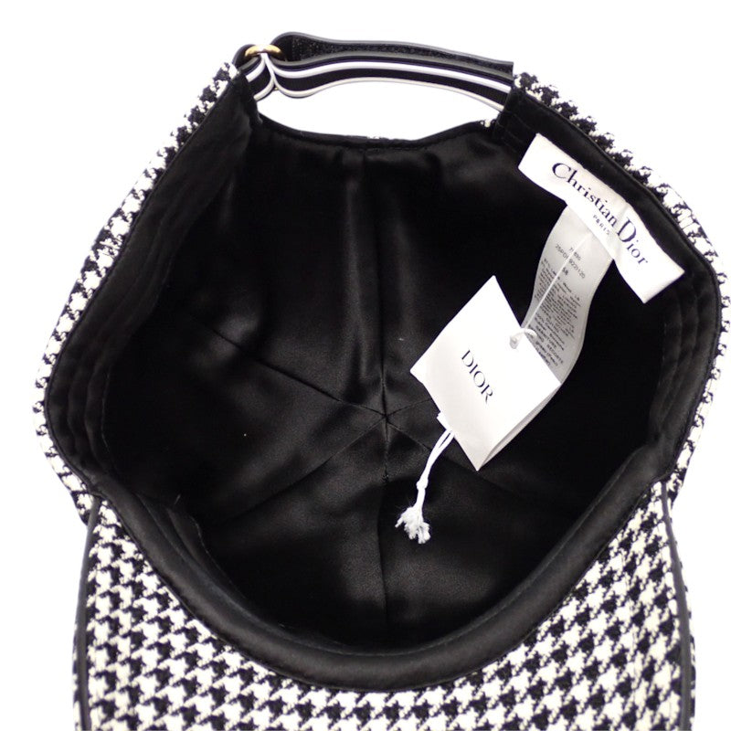 クリスチャンディオール Christian Dior ベースボールキャップ 58 25PDP922I120 キャップ ウール ブラック レディース メンズ【中古】【Aランク】