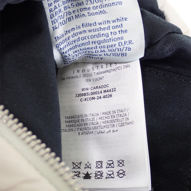 モンクレール MONCLER ミニキャラドック J20985L00014 M4422 2WAYバッグ 2WAYバッグ ナイロン レザー グレー レディース【中古】【Aランク】
