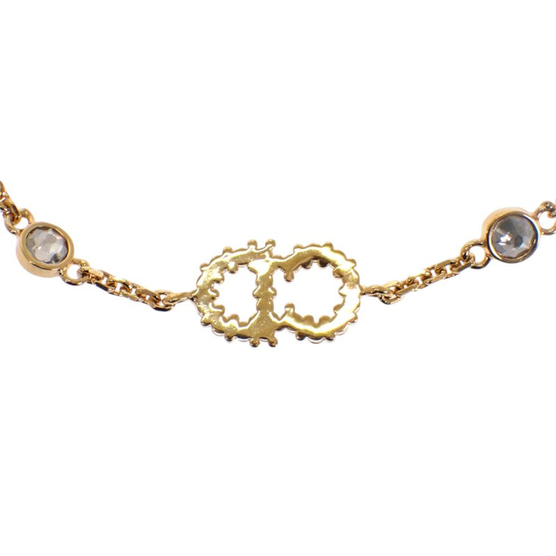 ディオール Dior Clair D Lune B3106WOMZI_D301 ブレスレット メタル フェイクパール クリスタル ゴールド レディース【中古】【Aランク】