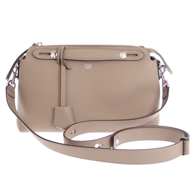 フェンディ FENDI バイザウェイミディアム BL146_1D5_F0NJ3 2WAYバッグ ハンドバッグ ショルダーバッグ カーフ ベージュ シルバー金具 レディース【中古】【Aランク】