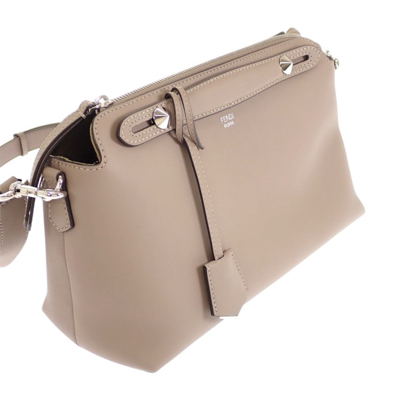 フェンディ FENDI バイザウェイミディアム BL146_1D5_F0NJ3 2WAYバッグ ハンドバッグ ショルダーバッグ カーフ ベージュ シルバー金具 レディース【中古】【Aランク】