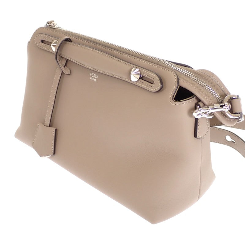 フェンディ FENDI バイザウェイミディアム BL146_1D5_F0NJ3 2WAYバッグ ハンドバッグ ショルダーバッグ カーフ ベージュ シルバー金具 レディース【中古】【Aランク】