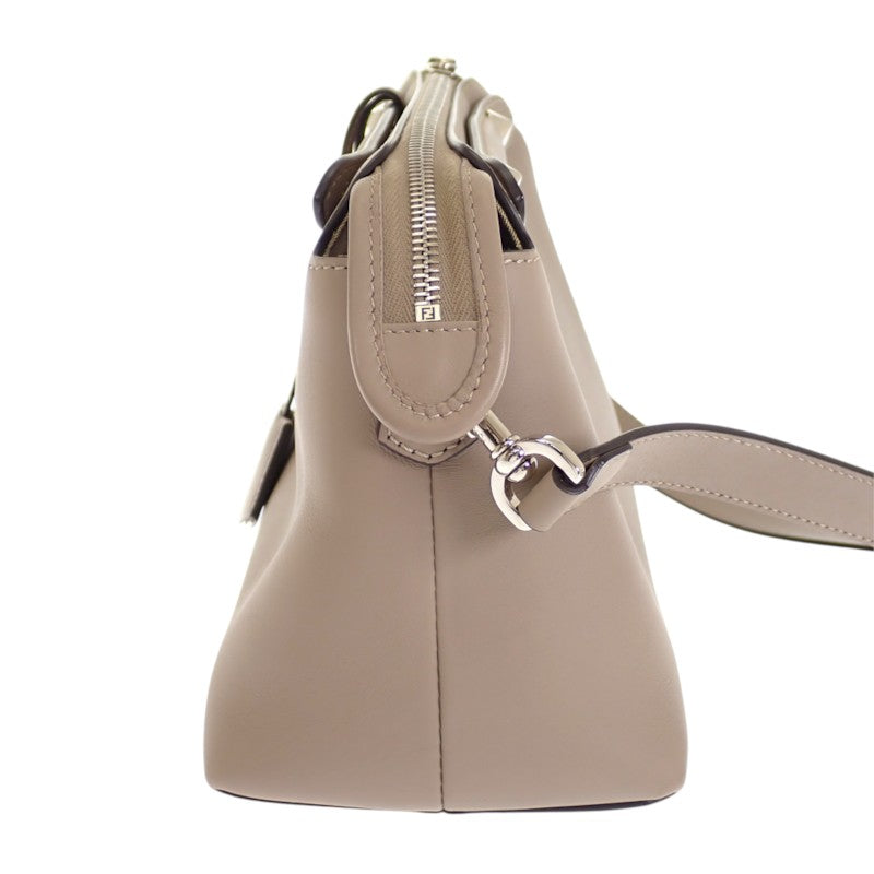 フェンディ FENDI バイザウェイミディアム BL146_1D5_F0NJ3 2WAYバッグ ハンドバッグ ショルダーバッグ カーフ ベージュ シルバー金具 レディース【中古】【Aランク】