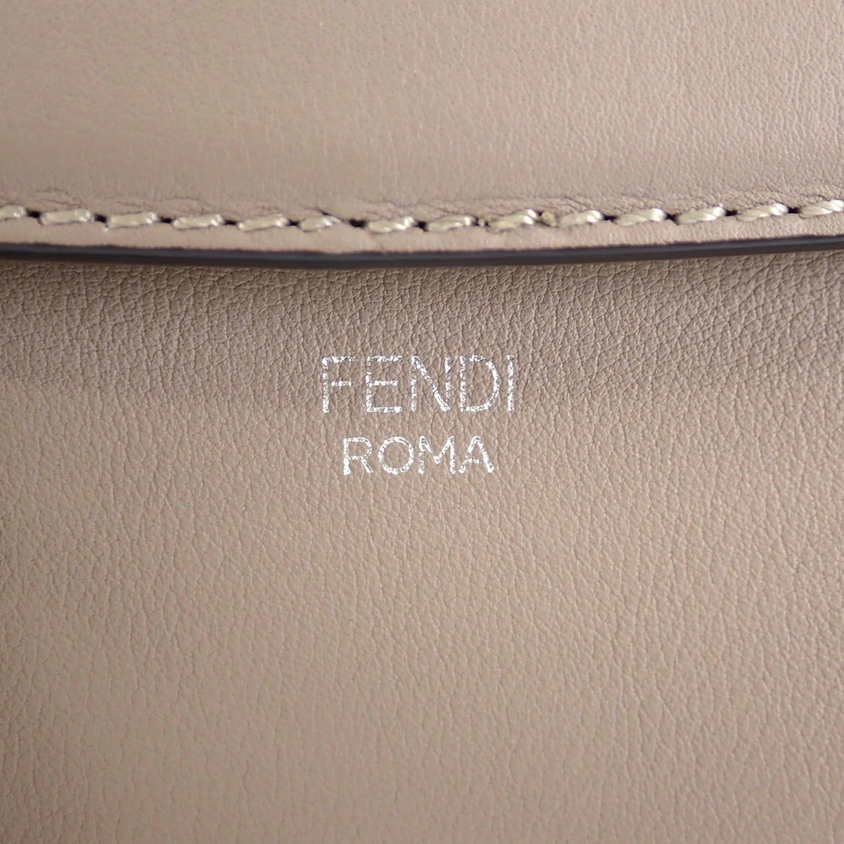 フェンディ FENDI バイザウェイミディアム BL146_1D5_F0NJ3 2WAYバッグ ハンドバッグ ショルダーバッグ カーフ ベージュ シルバー金具 レディース【中古】【Aランク】