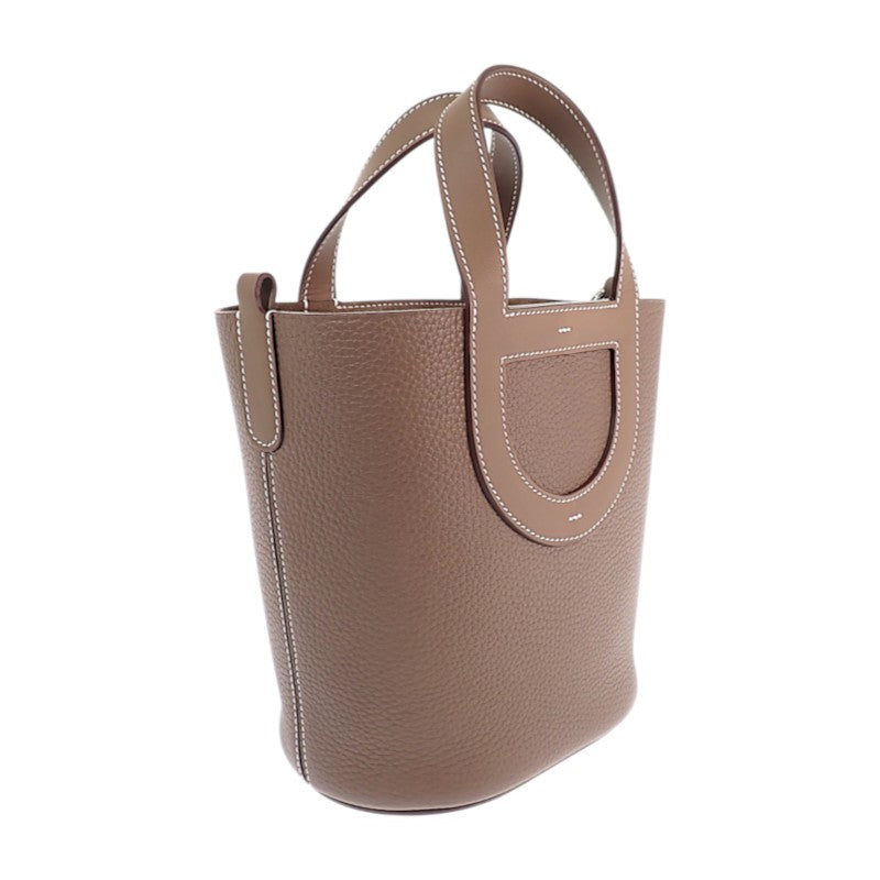 エルメス HERMES インザループ 18 ハンドバッグ トリヨンクレマンス ヴォースイフト エトゥープ レディース【中古】【Aランク】