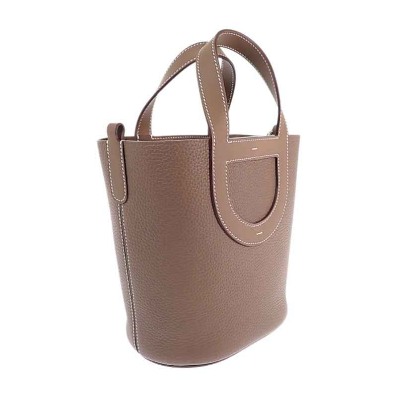 エルメス HERMES インザループ 18 ハンドバッグ トリヨンクレマンス ヴォースイフト エトゥープ レディース【中古】【Aランク】