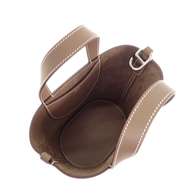 エルメス HERMES インザループ 18 ハンドバッグ トリヨンクレマンス ヴォースイフト エトゥープ レディース【中古】【Aランク】